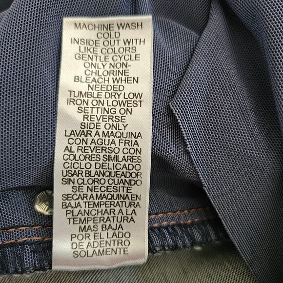 Democracy AB Tech High Waist Wide Leg Jeans Blue Sz 12 NWT - Picture 9 of 10